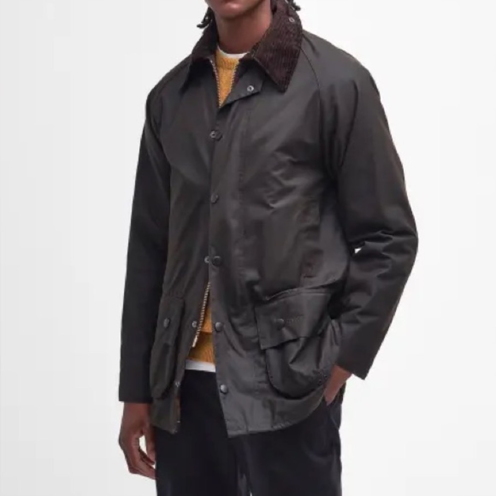 BARBOUR— Classic Beaufort Olive Wax Jacket from England